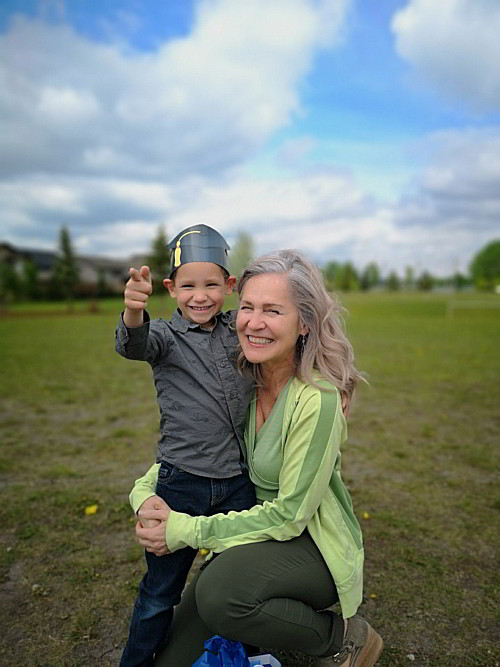 Vannette with Grandson